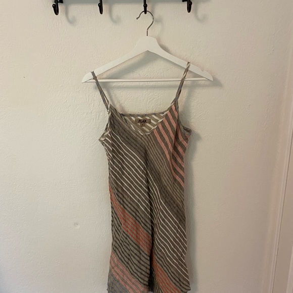 Flax linen slip dress - Picture 2 of 4